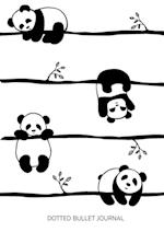 Cute Pandas - Dotted Bullet Journal