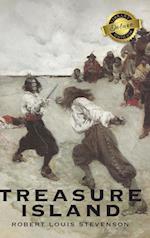 Treasure Island (Deluxe Library Binding) (Illustrated) 