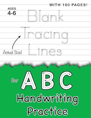 Blank Tracing Lines for ABC Handwriting Practice (Large 8.5"x11" Size!)