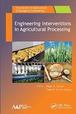 Engineering Interventions in Agricultural Processing