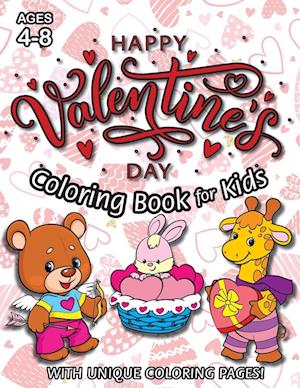 Happy Valentine's Day Coloring Book for Kids