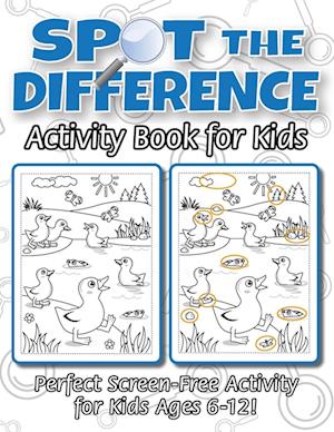 Spot the Difference Activity Book for Kids