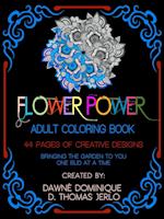 Flower Power, Adult Coloring Book