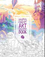 Mrsuicidesheep's Concept Art Colouring Book