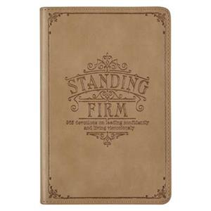 Standing Firm Faux Leather Devotional