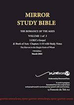 Paperback 11th Edition MIRROR STUDY BIBLE VOL 1 - Updated March '24 LUKE's Gospel & Acts in progress