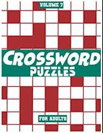 Crossword Puzzles For Adults, Volume 7