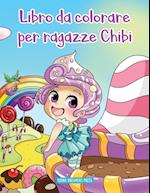 Libro da colorare per ragazze Chibi