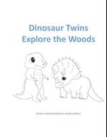 Dinosaur Twins Explore the Woods