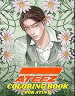 ATEEZ Coloring Book for ATINY
