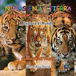 Nin¿os en la Tierra Aventuras de vida Silvestre - Explora el Mundo Sumatran Tiger - Indonesia