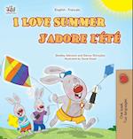 I Love Summer (English French Bilingual Children's Book)