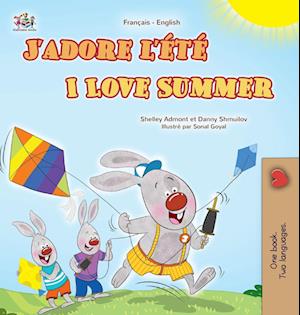 I Love Summer (French English Bilingual Children's Book)