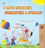 I Love Summer (English Hungarian Bilingual Children's Book)