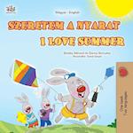 I Love Summer (Hungarian English Bilingual Children's Book)