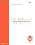 A History of US Communications Intelligence during WWII