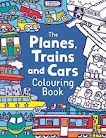 The Planes, Trains and Cars Colouring Book