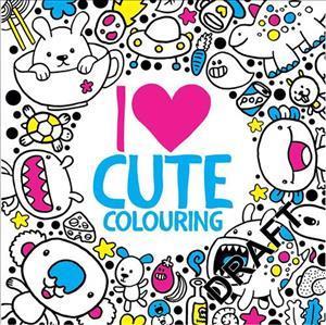 I Heart Cute Colouring