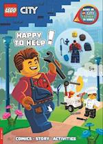 LEGO® City: Happy to Help! Activity Book (with Harl Hubbs minifigure)