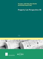 Property Law Perspectives III