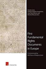 First Fundamental Rights Documents in Europe