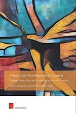 Private Law Development in Context