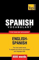 Spanish vocabulary for English speakers - 9000 words