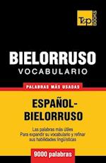 Vocabulario español-bielorruso - 9000 palabras más usadas