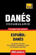 Vocabulario español-danés - 9000 palabras más usadas