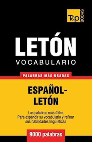 Vocabulario español-letón - 9000 palabras más usadas