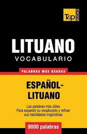 Vocabulario español-lituano - 9000 palabras más usadas
