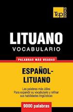 Vocabulario español-lituano - 9000 palabras más usadas