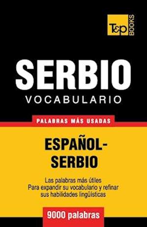 Vocabulario español-serbio - 9000 palabras más usadas