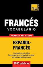 Vocabulario español-francés - 9000 palabras más usadas