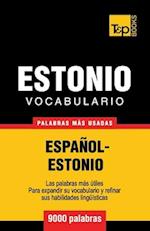 Vocabulario español-estonio - 9000 palabras más usadas