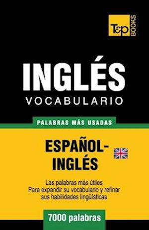 Vocabulario español-inglés británico - 7000 palabras más usadas