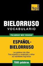 Vocabulario español-bielorruso - 7000 palabras más usadas