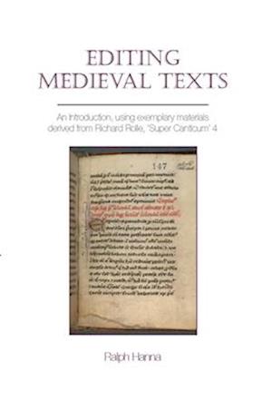 Editing Medieval Texts