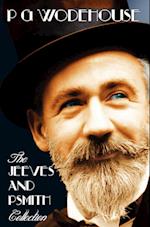 Jeeves and Psmith Collection - Mike, Psmith in the City, Psmith, Journalist, the Man with Two Left Feet, My Man Jeeves and Right Ho, Jeeves