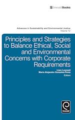 Principles and Strategies to Balance Ethical, Social and Environmental Concerns with Corporate Requirements