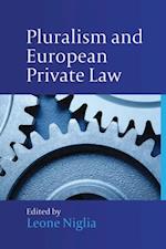 Pluralism and European Private Law