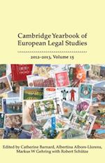 Cambridge Yearbook of European Legal Studies, Vol 15 2012-2013