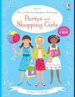 Mein großes Anziehpuppen-Stickerbuch: Partys und Shopping Girls