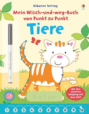 Mein Wisch-und-weg-Buch von Punkt zu Punkt: Tiere