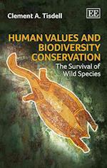 Human Values and Biodiversity Conservation