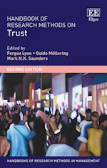 Handbook of Research Methods on Trust