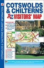 Cotswolds and Chilterns A-Z Visitors' Map