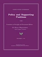 United States Government Policy and Supporting Positions 2012 (Plum Book). Large Format Desk Reference Edition.