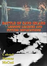 Battle Of Savo Island - Lessons Learned And Future Implications