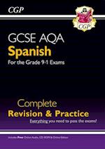 GCSE Spanish AQA Complete Revision & Practice: inc Online Edition & Audio (For exams in 2024 & 2025)